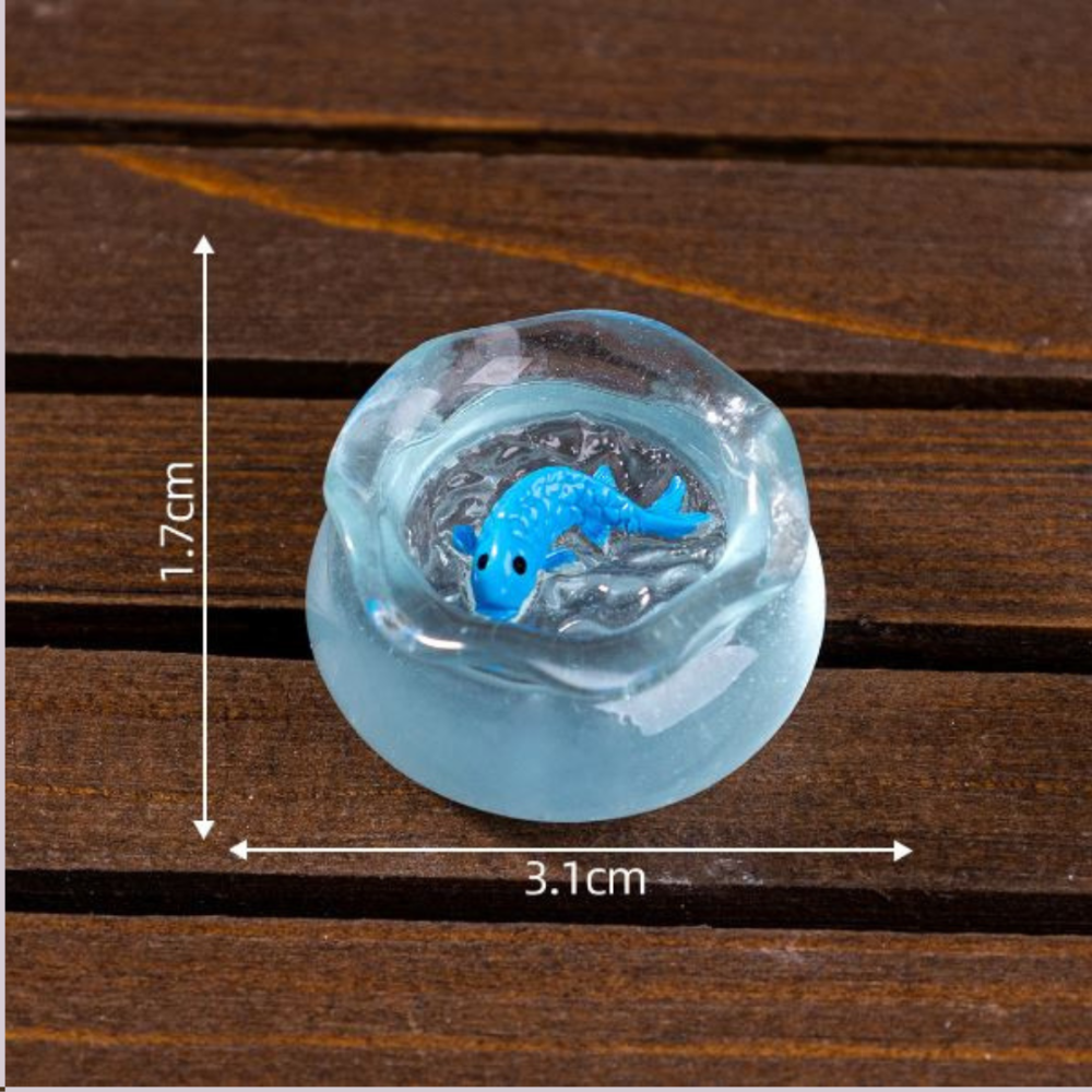 Мініатюрна фігурка акваріум  для флораріуму, міні-саду, мініатюри, хендмейду Одесса - изображение 5