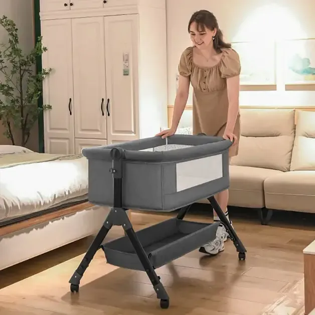 Детская кроватка-люлька с москитной сеткой и пеленальным столиком D929 Коломыя - изображение 4