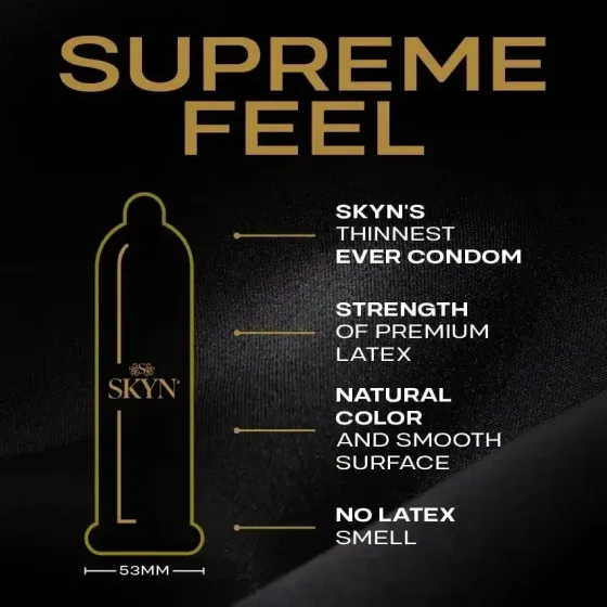 Презервативы - Skyn Supreme Feel, 10 шт. Sex Aura Киев