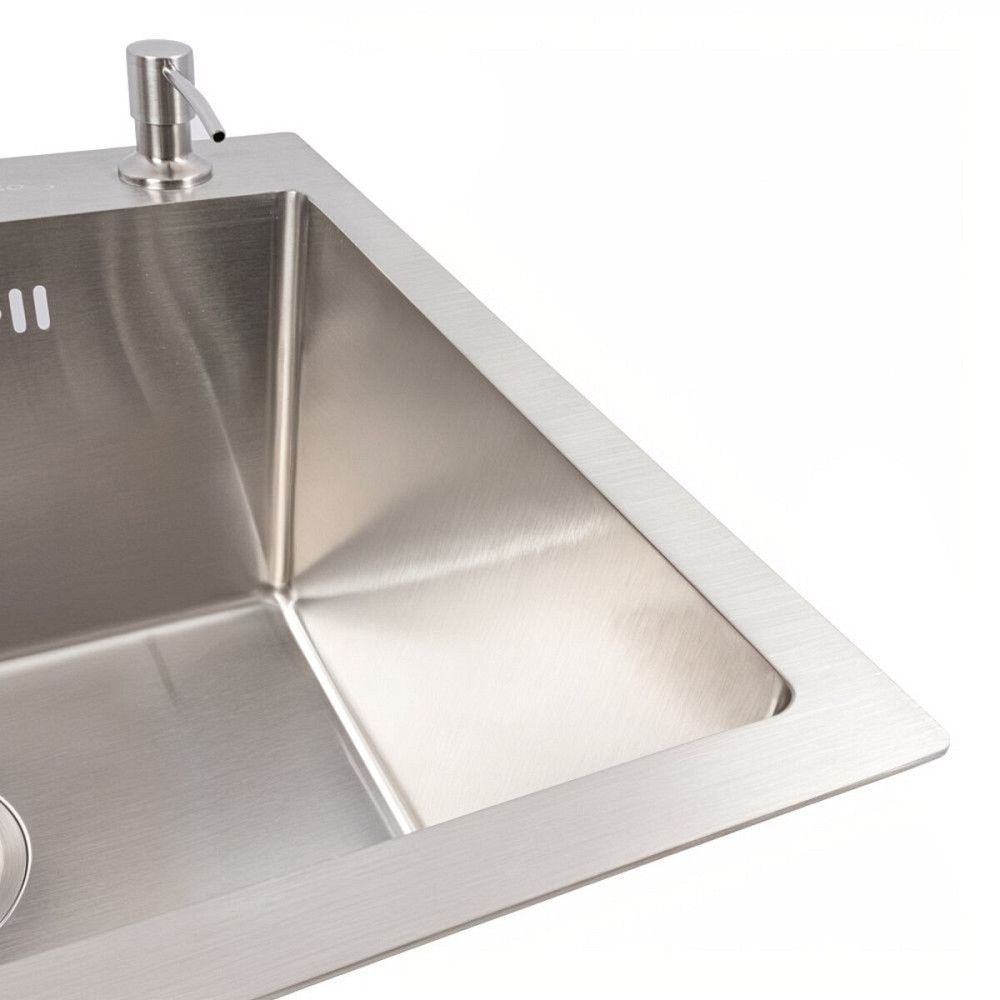 VALESO Кухонна мийка 50*45 нержавійка VALESO Handmade (3,0/1,5) Коломыя - изображение 9