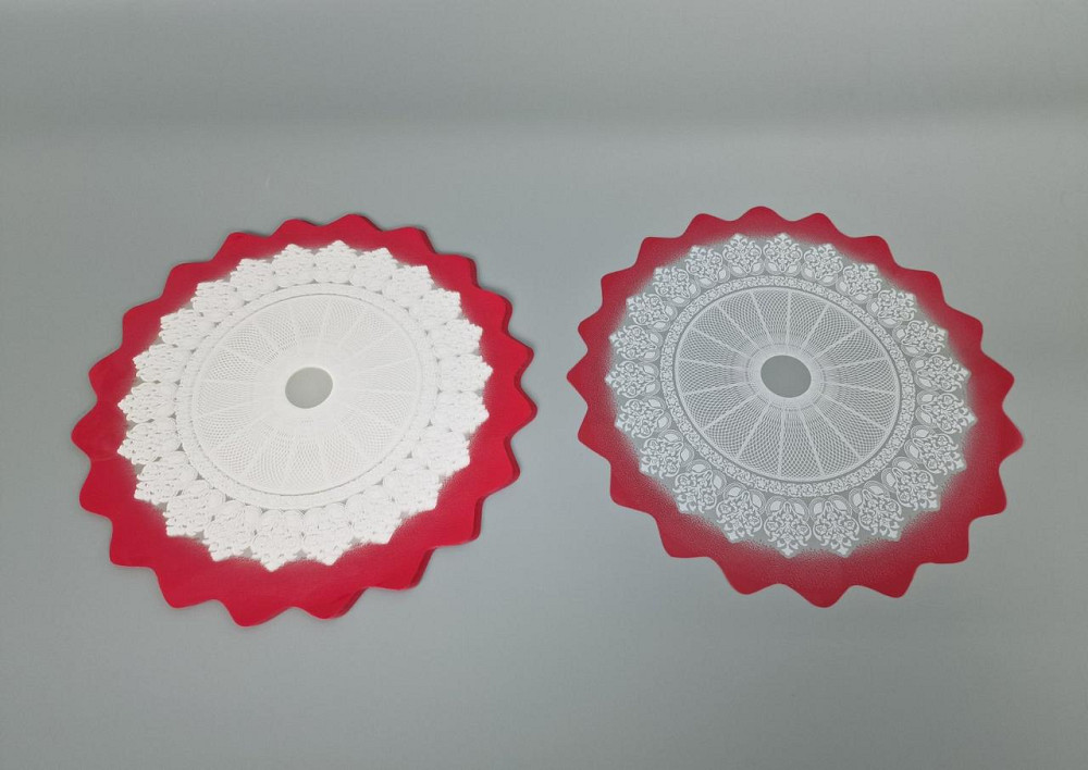 Серветка для квітів діаметром 30 см з рис, 100 шт No 334 (2) (100 шт.) Харків - фото 2