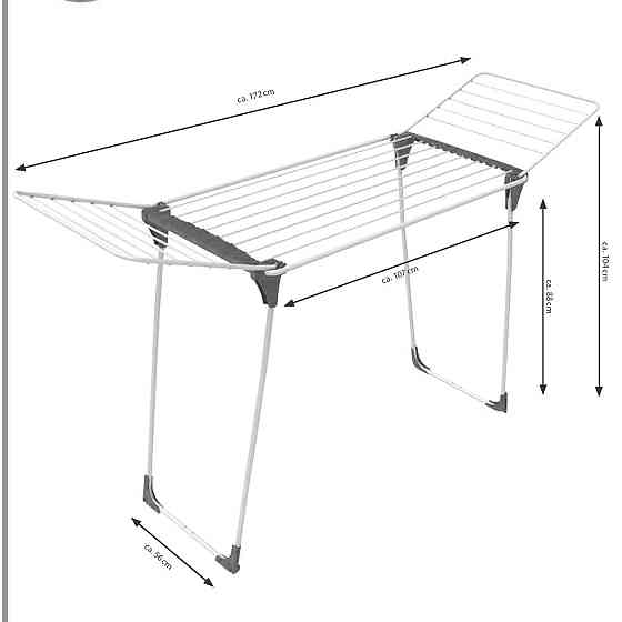 Сушарка для білизни підлогова Casa Si Orion Full 20m White (CS92246C04) Київ