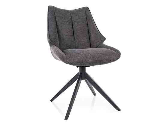 Стілець CODA BREGO чорний каркас/темно-сірий 18 Киев