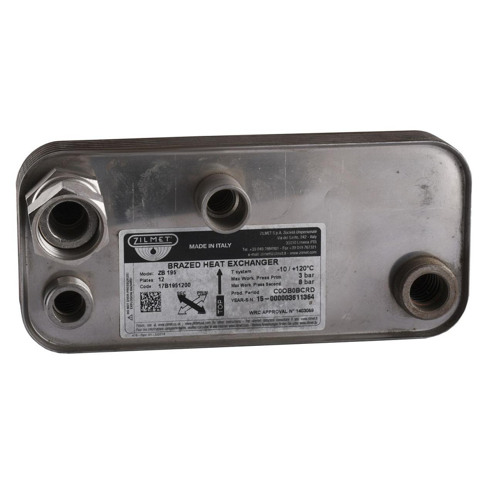 Теплообменник паяный Zilmet ZB195 12 17B1951200 Киев - изображение 1