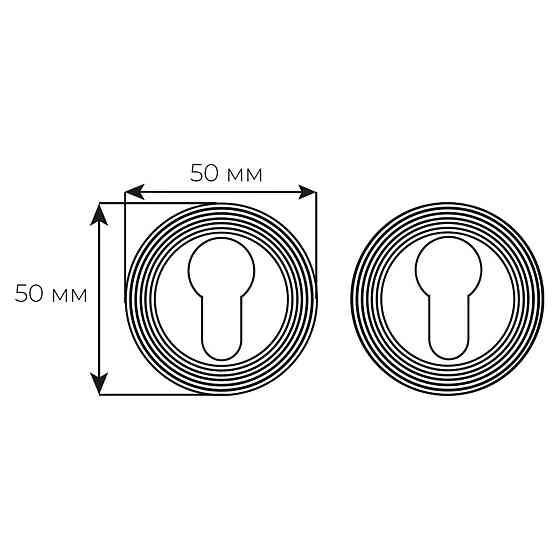 Накладка кл Fimet 266 F04 пол хром Киев