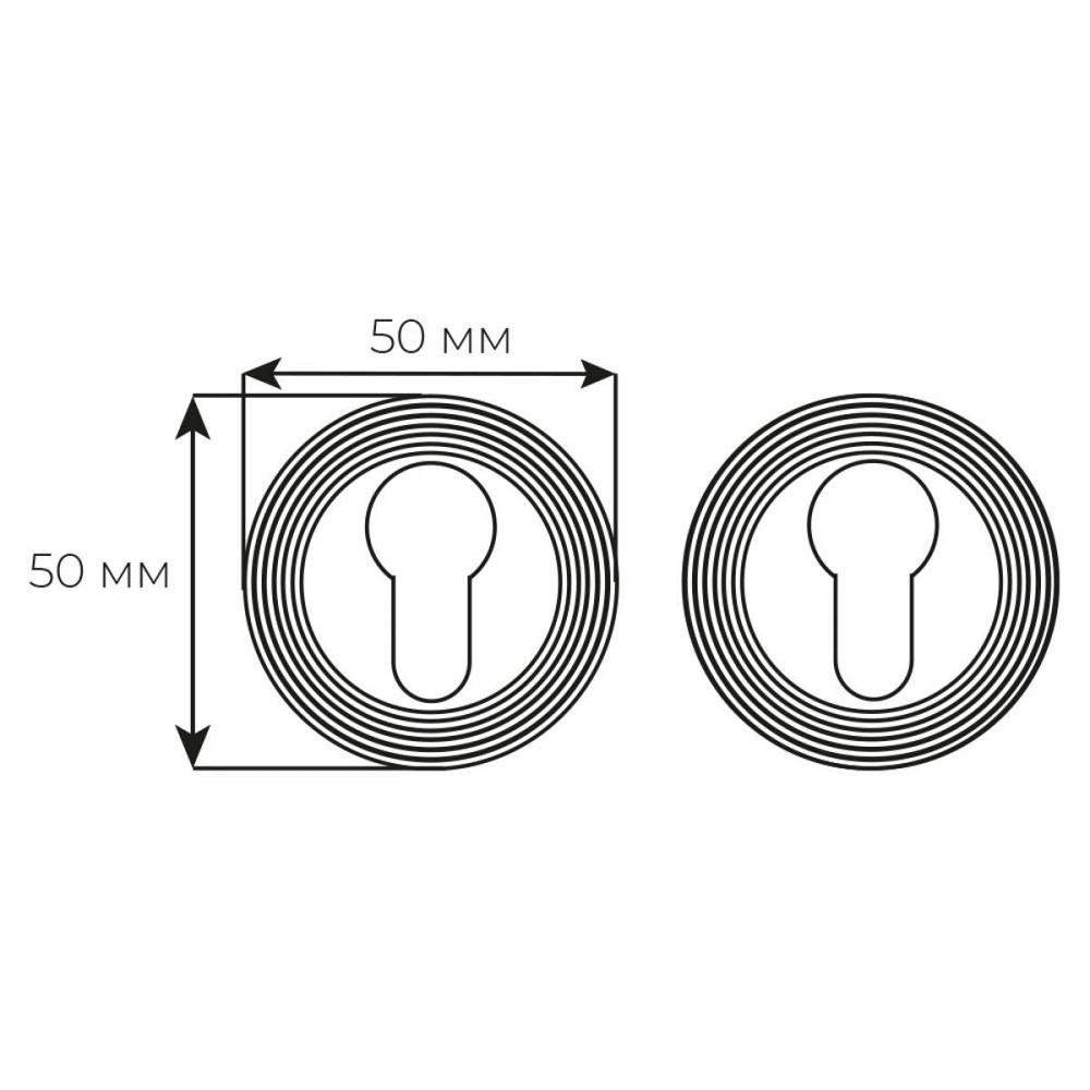 Накладка кл Fimet 266 F04 пол хром Киев - изображение 2