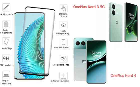 Защитное стекло HyperGlass Pro для OnePlus Nord 3 5G, OnePlus Nord 4 – максимальная чувствительность и защита Киев