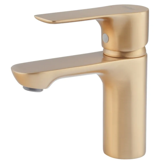 Змішувач для умивальника Haiba Milano 001 BRUSHED GOLD   ( HB9619 ) 20008 Харків