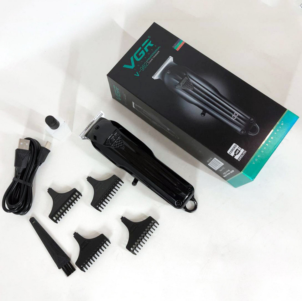 Тример для самостійної стрижки волосся, Миюча машинка для стрижки Тример скронь JQ-18 Львів - фото 12