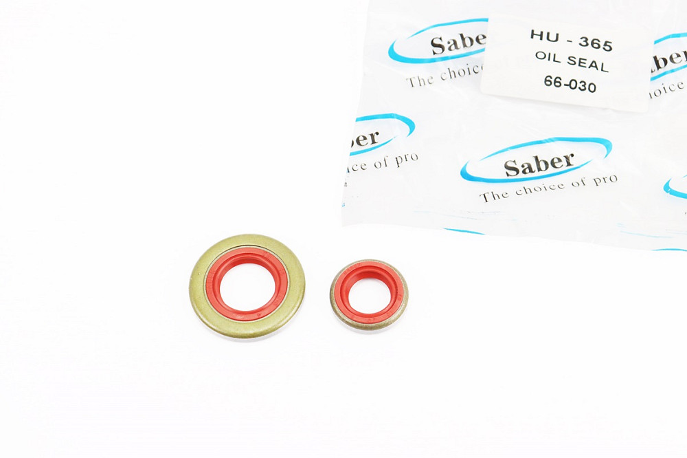 Сальники к-кт 2шт (12x20x5; 15x29, 6x4) MS-260/360, метал Київ - фото 1