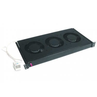 Вентиляторный модуль 2 вент. с термостатом, RAL9005 Conteg (DP-VEN-02-H) Винница - изображение 1