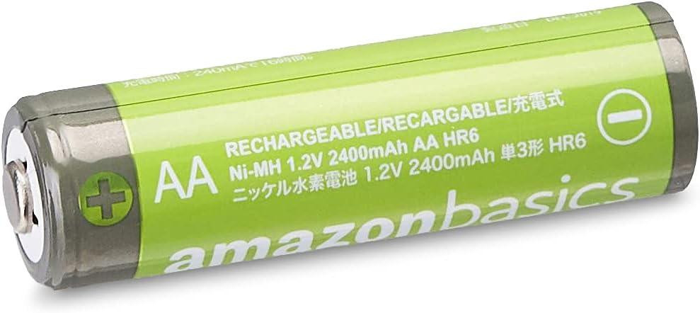 Батарейки Amazon Basics AA 12 шт NiMH 2400mAh 1.2V перезаряджувані великої ємності до 400 циклів передзаряджені Київ - фото 4