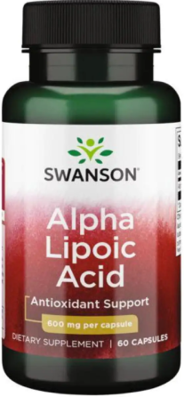 Альфа-ліпоєва кислота Swanson Alpha Lipoic Acide 600mg 60 капс Київ
