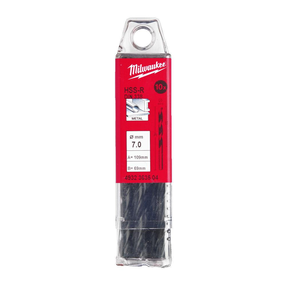 Свердло по металу HSS-R MILWAUKEE DIN338, діаметр 7,0мм, (10шт) Одеса - фото 1