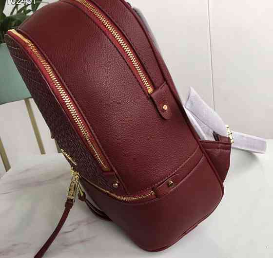 Женский рюкзак Michael Kors Rhea Zip G Bordeaux Lux Киев