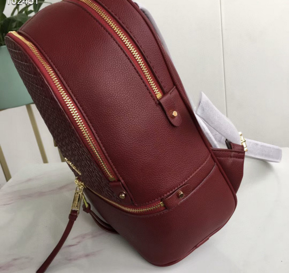 Женский рюкзак Michael Kors Rhea Zip G Bordeaux Lux Киев - изображение 5