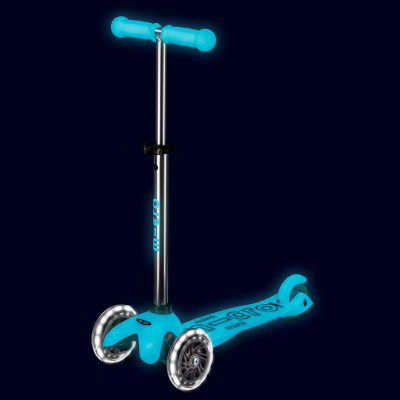 Самокат Micro Mini Deluxe Glow LED льодовик аква (MMD218) Вінниця - фото 8