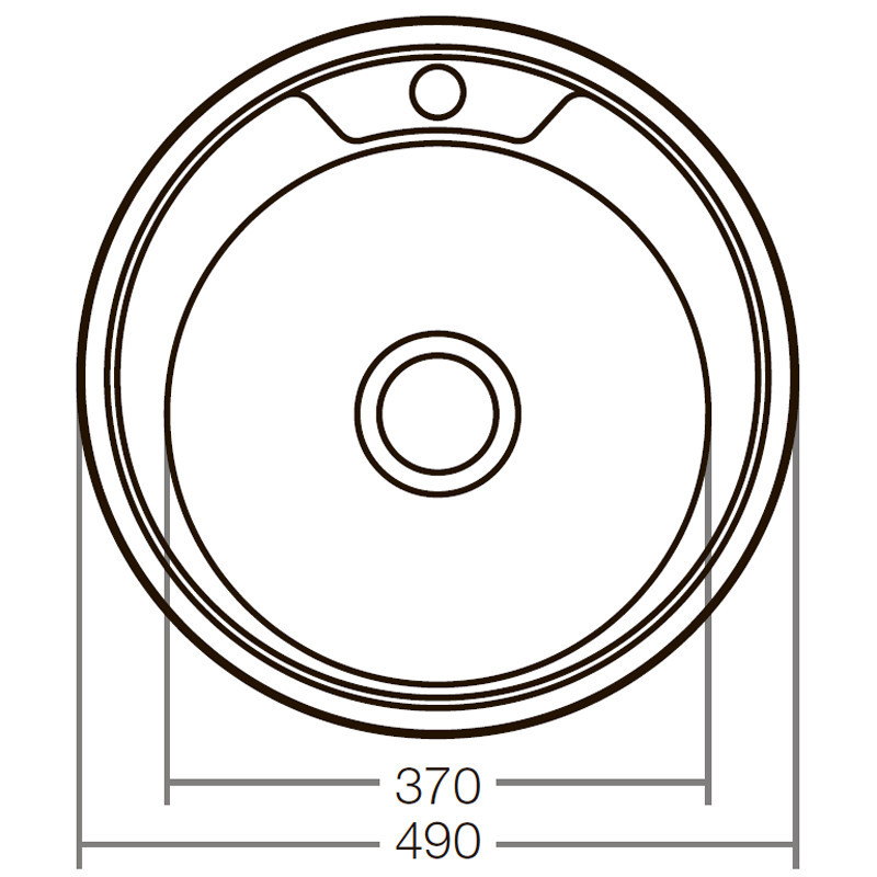 Мийка кухонна Zerix Z490-08-180E (Satin) (ZX1584) Киев - изображение 3