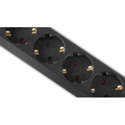 Сетевой удлинитель REAL-EL RS-PROTECT 605 3m, black (EL122300041) Винница - изображение 2