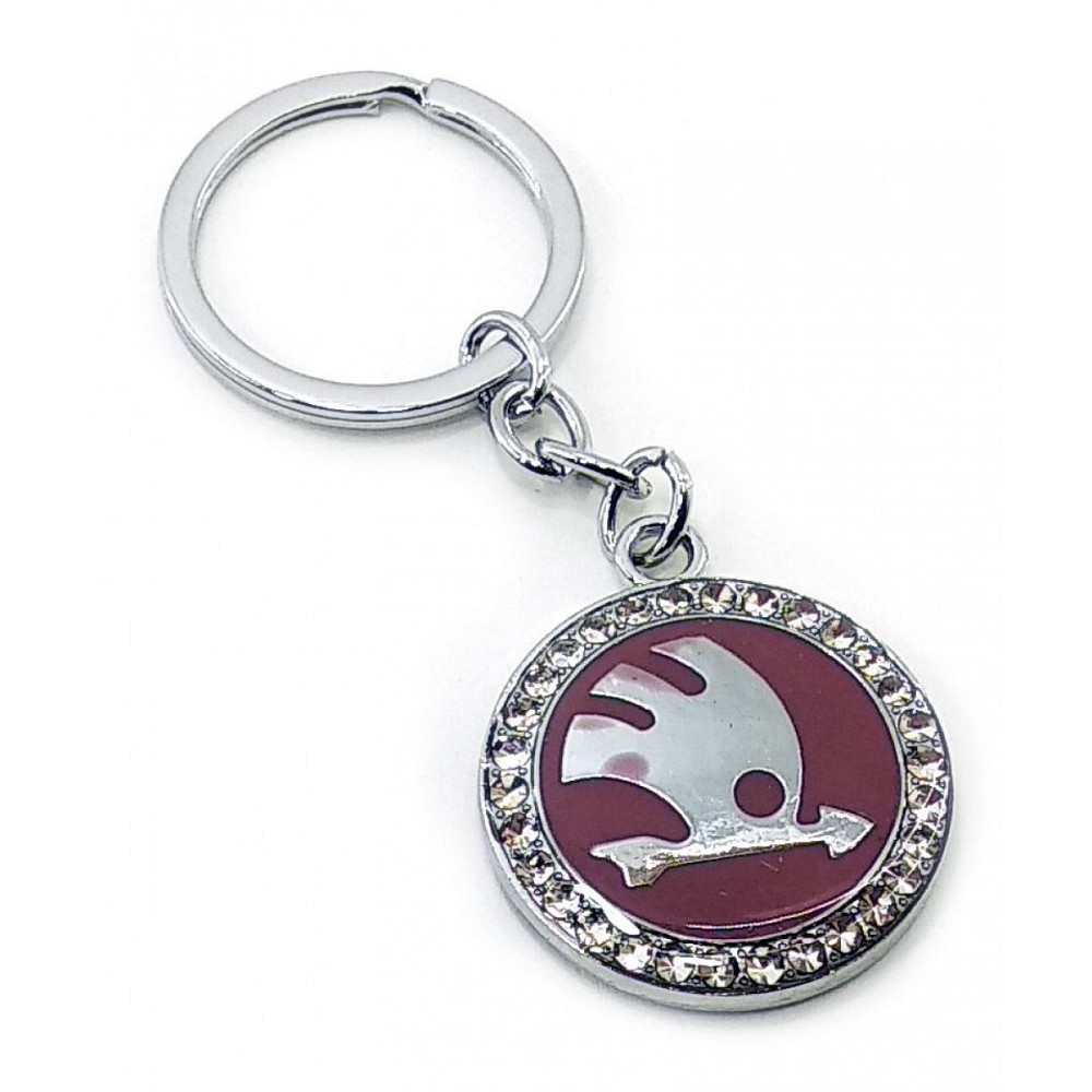 Автомобільний брелок з логотипом Skoda Київ - фото 1