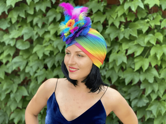Чалма Rainbow в кольорах веселки Київ