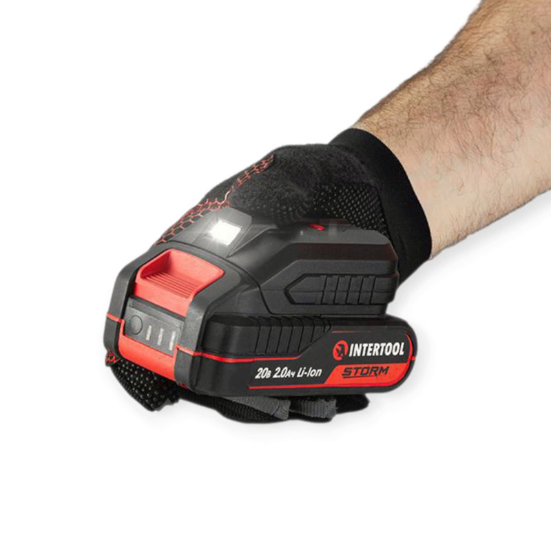 Ліхтар діодний 1 LED, під АКБ 20В 2/4Ач, USB 2A, без АКБ WT-0340/0341 Storm Мукачево - фото 6