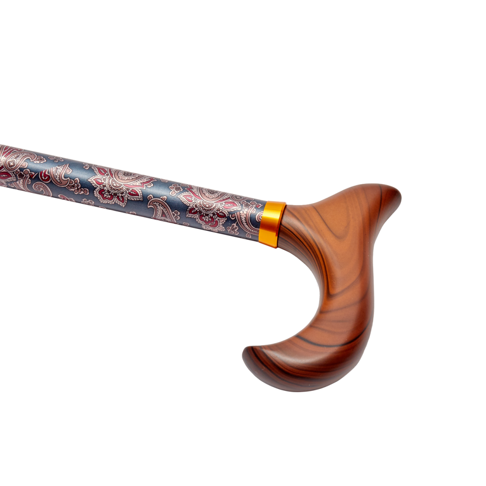 Регулируемая трость Garcia 408, зеленая с узором 