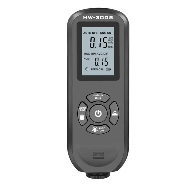 Товщиномір автомобільної фарби та покриттів HW-300S автокалібрування з підсвіткою Київ - фото 1