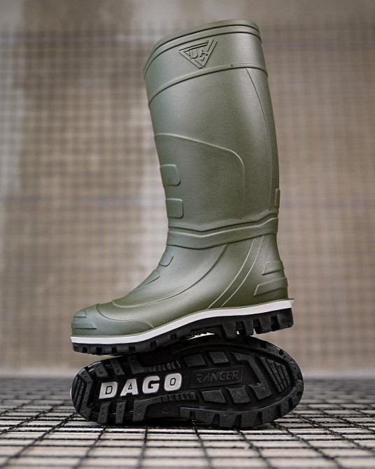 Гумові чоботи олива ПП7868 Одеса - фото 4