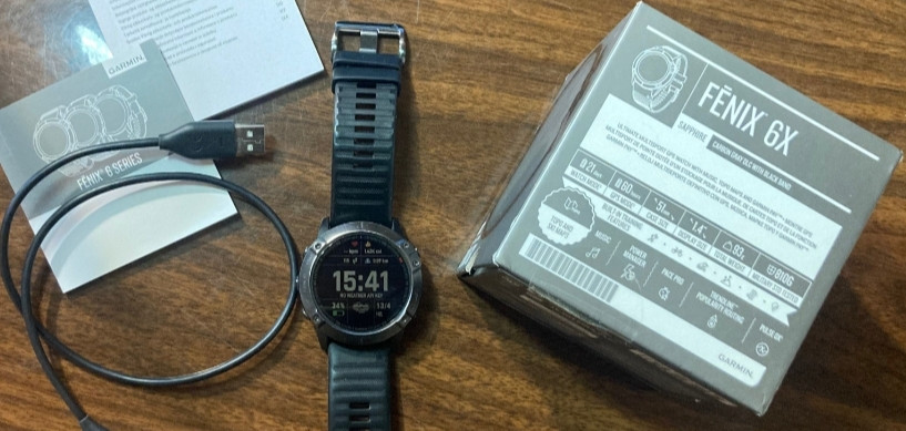 Смарт-Часи Garmin Fenix 6X Sapphire Carbon Gray. Київ - фото 7