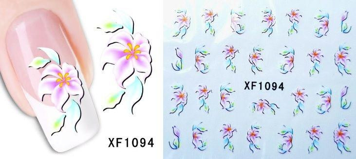 Наклейки для ногтей XF1094 Киев - изображение 2