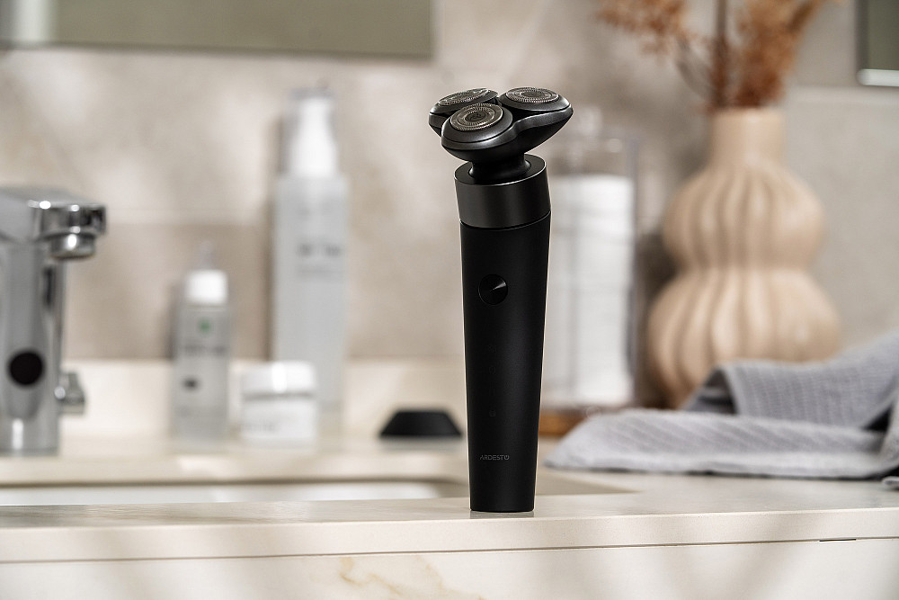 Бритва електр. ARDESTO роторна SHRR-B5WDR, 5Вт, бритв.головок-3, Li-Ion, сух.+волог., чорний Київ - фото 10