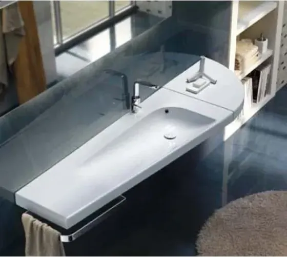 Раковина  Hatria Grandangolo 130x50 Y0V0 Киев