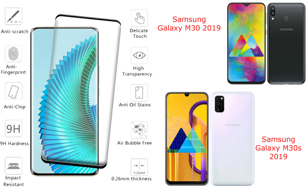 Захисне скло HyperGlass Pro для Samsung Galaxy M30 2019, Galaxy M30s 2019 – максимальна чутливість та захист Київ - фото 2