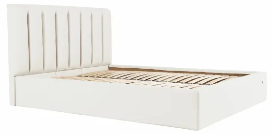 Ліжко Двоспальне Sanam Comfort 160 х 200 см Fly 2200 З підйомним механізмом та нішою для білизни Білий Київ