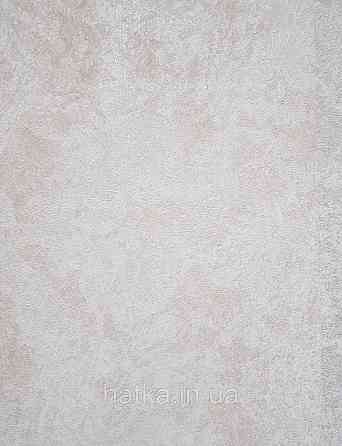Шпалери вінілові на флізеліні гарячого тиснення DU&KA 1.06х10 вензель основа під штукатурку сірі коричневі Київ