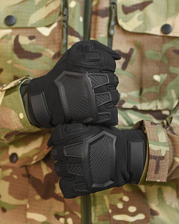 Рукавички тактичні M-Pact black Одесса - изображение 2