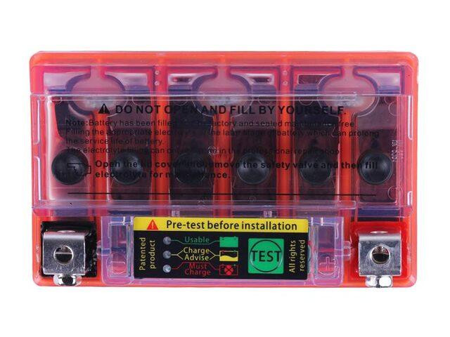 Аккумулятор YTX4L-BS OUTDO гелевый 4AH 114*70*86mm оранжевый (с индикатором) Мукачево - изображение 3