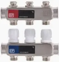 Колектор для опалення "EUROPRODUCT" на 3 контуру (нержавійка)) Харків - фото 1