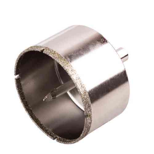 Свердло корончате алмазне по склу та кераміці 70мм з центрувальним свердлом Alloid Одеса