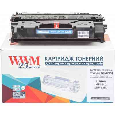 Тонер-картридж WWM Canon MF5840, LBP-6300 Black (Canon-719H-WWM) Вінниця