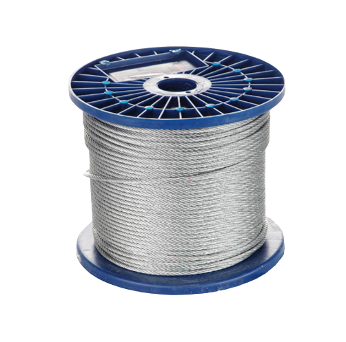 Трос d 5мм DIN 3060 (6х19 + FC) оцинкована сталь 100 м APRO Житомир - изображение 3