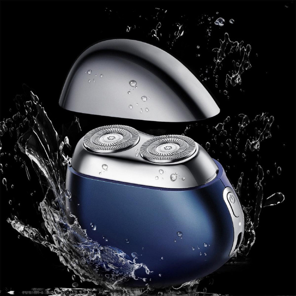 Електробритва Metz Firm Stone Shaver (MZPS021-Navy Blue) Синій Харьков - изображение 3