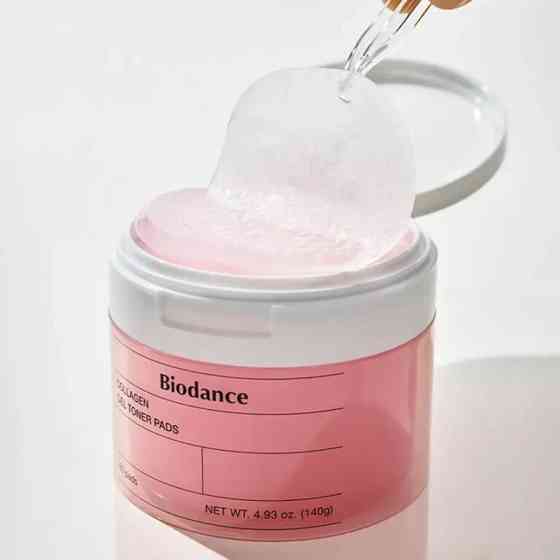 Коллагеновые гелевые педы Collagen Gel Toner Pads Biodance 60 шт Киев