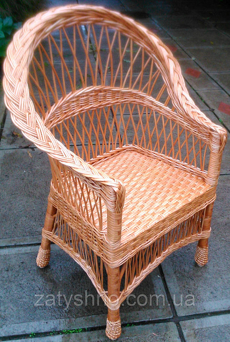 Кресло из натуральной лозы удобное Киев - изображение 4