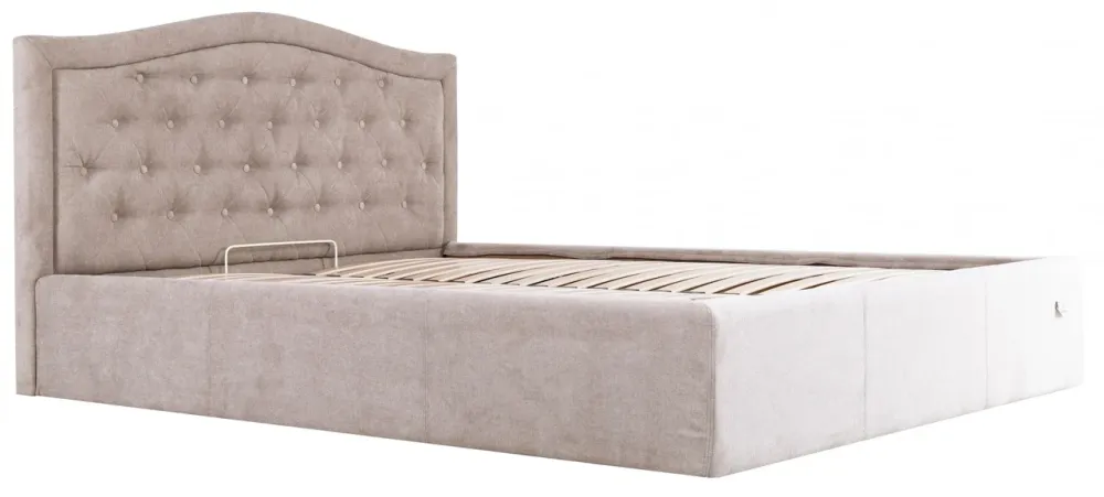 Кровать Двуспальная Scarlett Comfort 160 х 190 см Мисти Mocco С подъемным механизмом и нишей для белья Мокко Киев - изображение 3