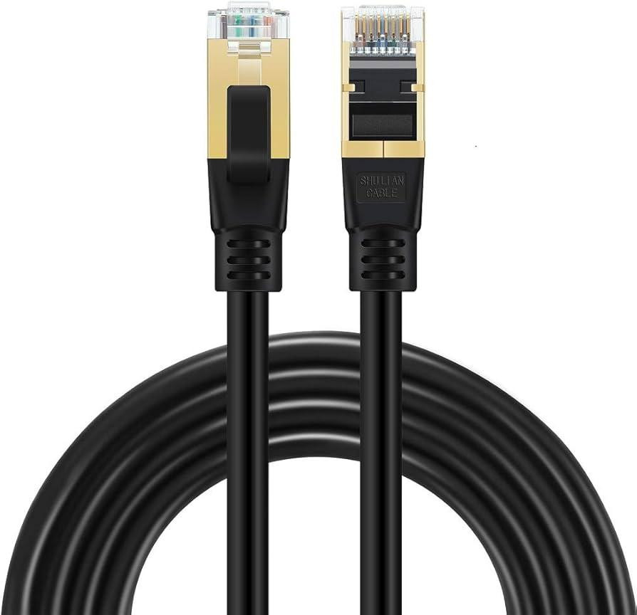 Мережевий кабель патч-корд RJ45 - RJ45 Cat 8 Shuliancable 5 м Луцьк - фото 1