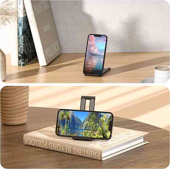 Підставка-тримач Essager Adjustable Mobile Phone Holder для телефона EZJZM FC01 (Чорна) Миколаїв