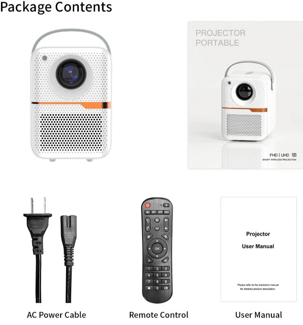 Проєктор Android Smart Hongetop P10 Харків - фото 4