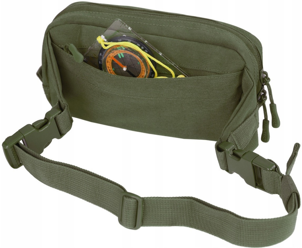 Універсальна Сумка 1.7 літрів на пояс із панеллю MOLLE/PALS Mil-Tec від Sturm "Fanny Pack" (13512501) Olive Нововолинськ - фото 7